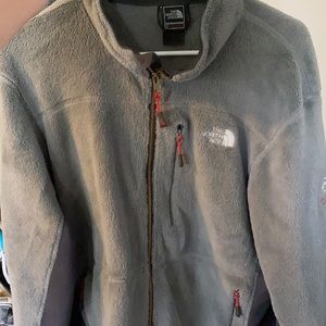 Women’s large gray North Face Summit series full zip sweater